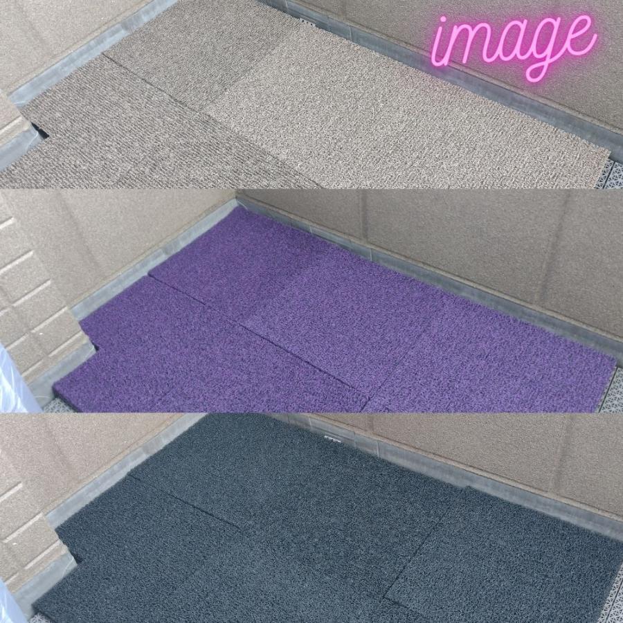 tsubasaページ カーペットマット 50×50 プレイマット タイルマット キッチンマット