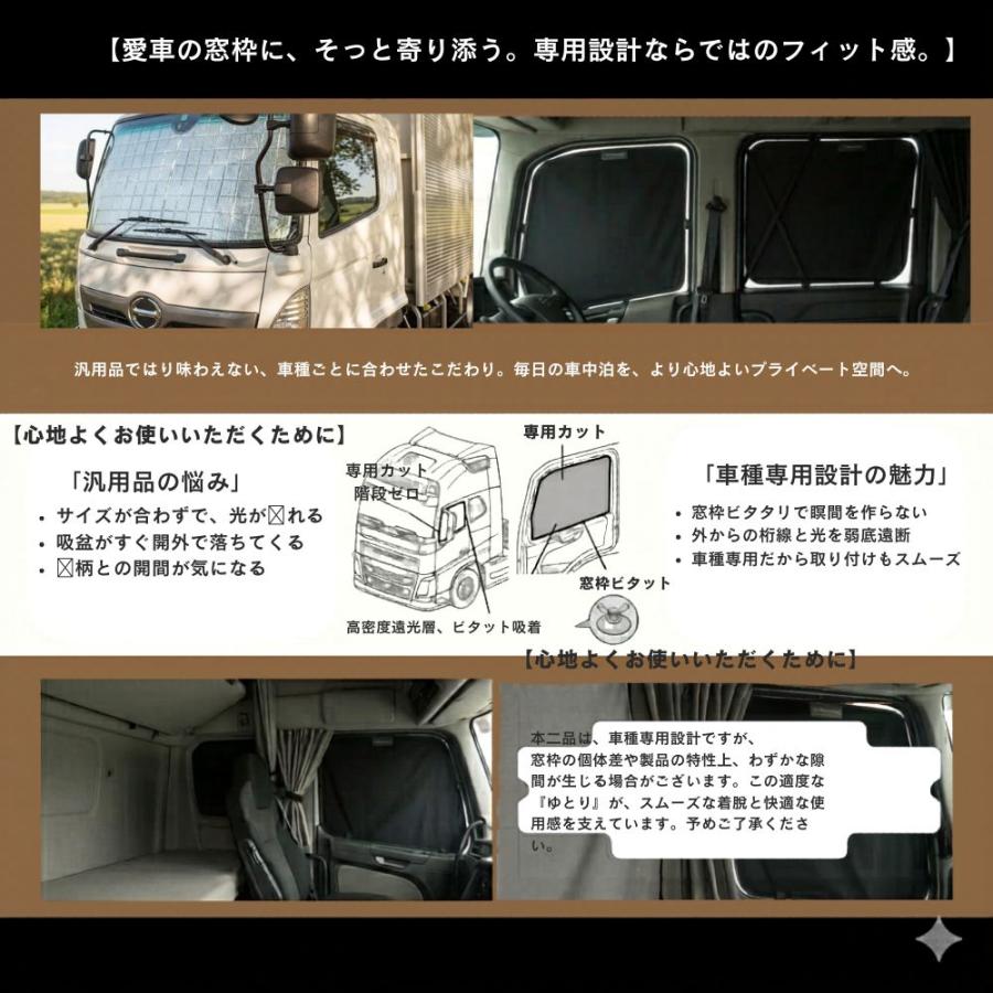 日野 17レンジャー ワイド サンシェード フロント 断熱 遮光 1級 日よ