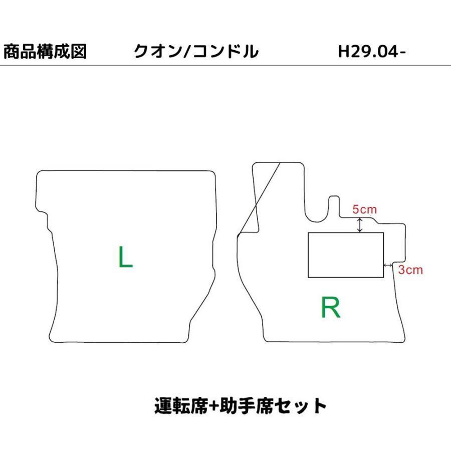 UD クオン ビックサム 運転席 助手席セット トラックマット H2.1〜現行