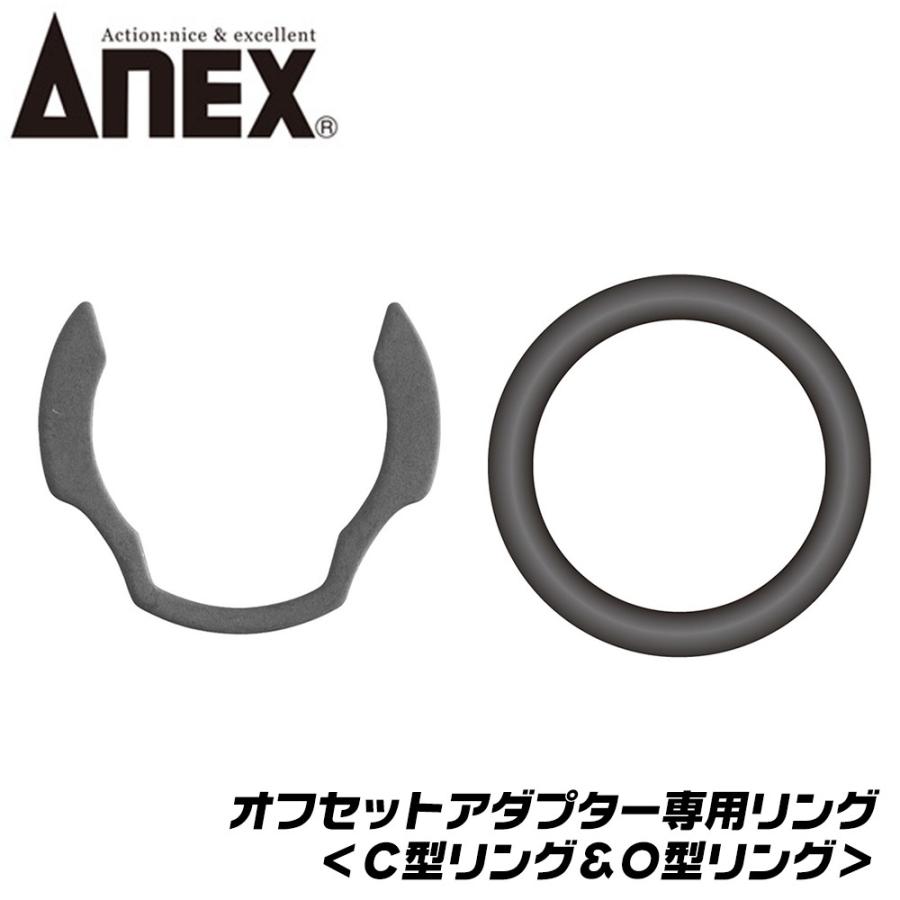 兼古製作所 ANEX オフセットアダプター 専用 Cリング Oリング 狭所作業