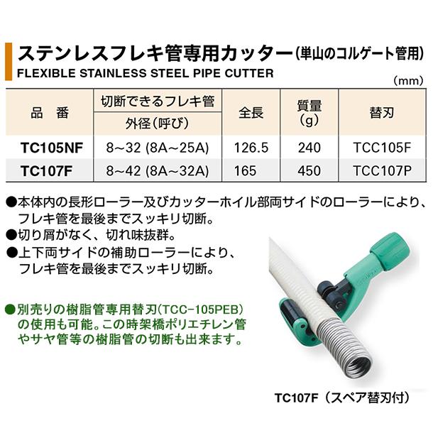 SUPER TOOL スーパーツール フレキ管ツバ出し工具 フレキ管