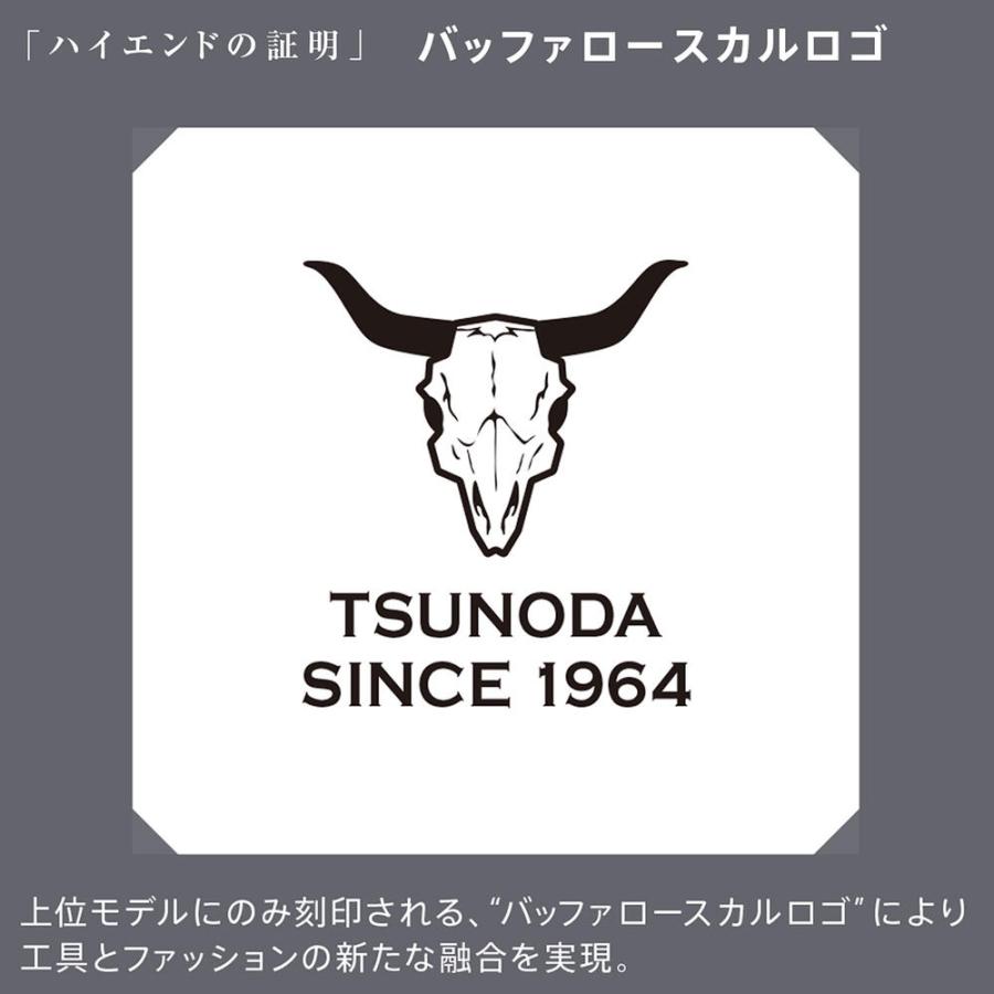 ツノダ TTC 電工パワー薄刃ニッパー 225mm 圧着機能付き エラストマー