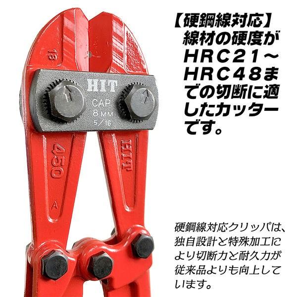 HIT 硬鋼線用ボルトクリッパ レッド 900mm HRC48硬線対応 鉄筋 バー