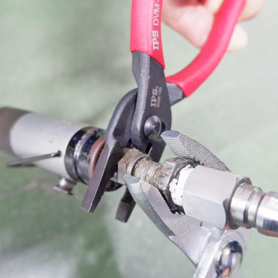 IPS PLIERS ダイヤモンドバイスミニ 135mm アヤメ形状掴み部 口開き