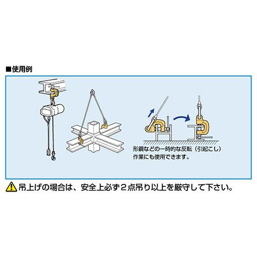SUPER TOOL スーパーツール スクリューカムクランプ J型 容量 3t