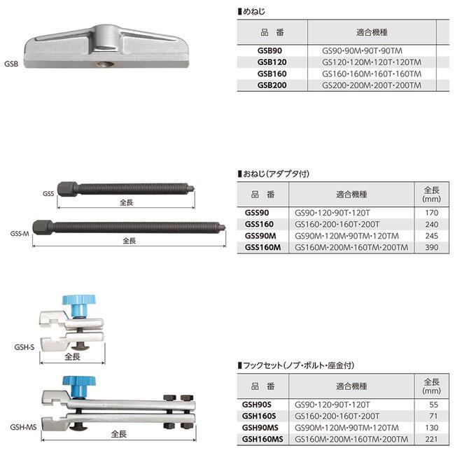 SUPER TOOL スーパーツール スライドギヤープーラ交換用おねじ SUPER TOOL スーパーツール スライドギヤープーラ交換用おねじ