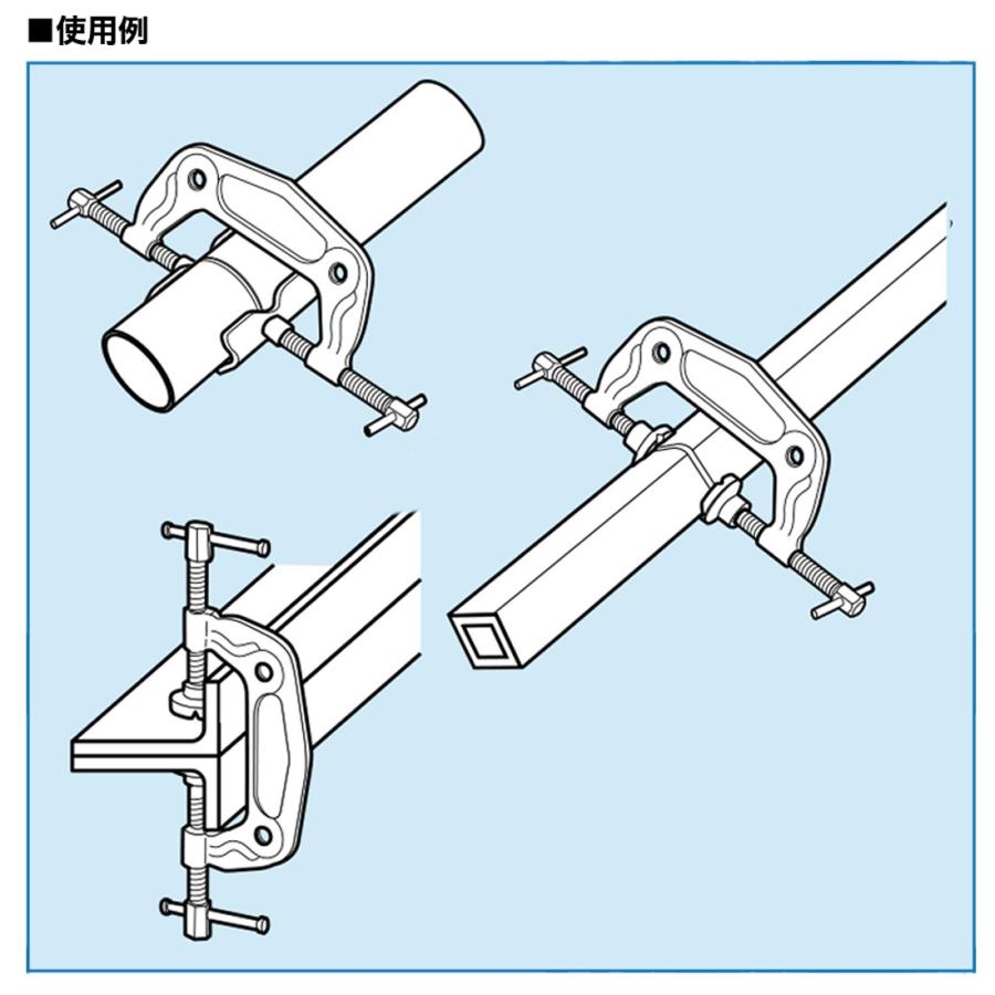 スーパーツール 溶接用マルチクランプ V型アダプター 丸型アダプター