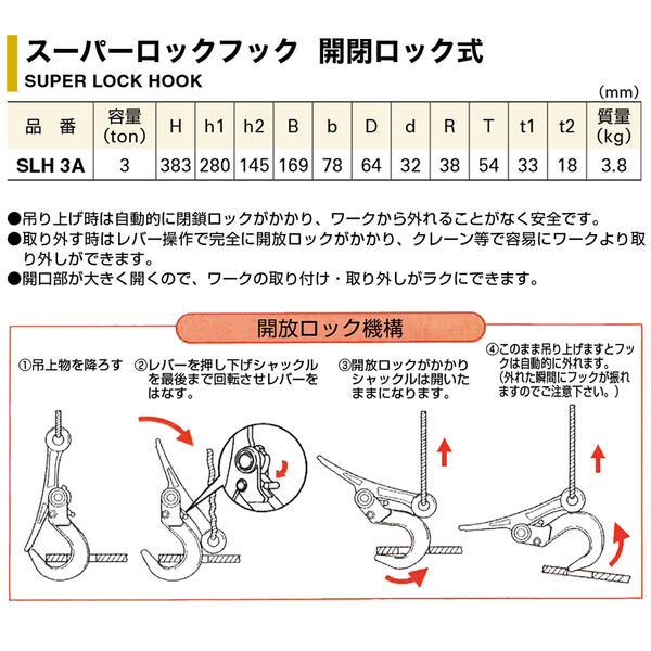 SUPER TOOL スーパーツール スリングチェーン付き ロックフックセット