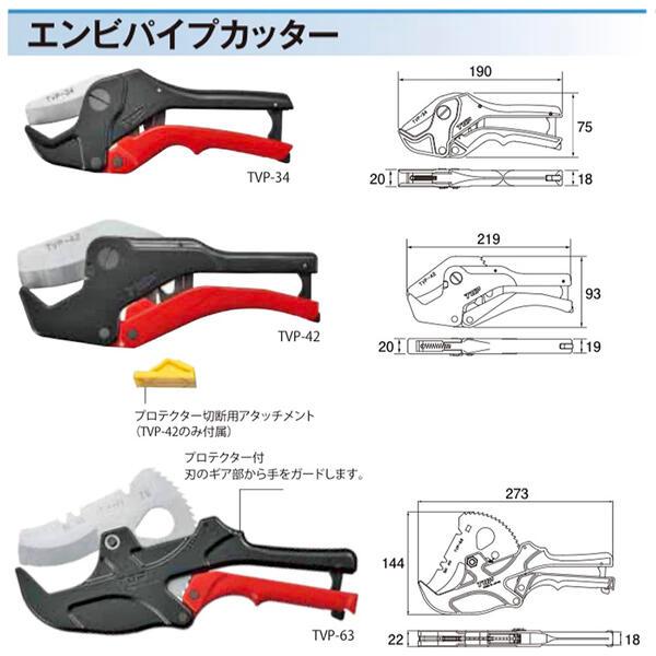 TOP(DIY) トップ工業 エンビパイプカッター 63mmまで対応 R刃 TOP(DIY) トップ工業 エンビパイプカッター 63mmまで対応 R刃