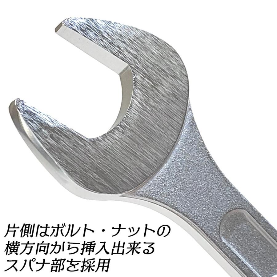 トップ工業 コンビネーションレンチ 13mm スパナ メガネレンチ 12角サーフェイスタイプ 機械 設備 建築 ボルト ナット コンビレンチ 日本製 CW-13 TOP｜bstl｜03