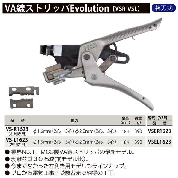 MCC VA線ストリッパー エボリューション用替刃 右利き用 左利き