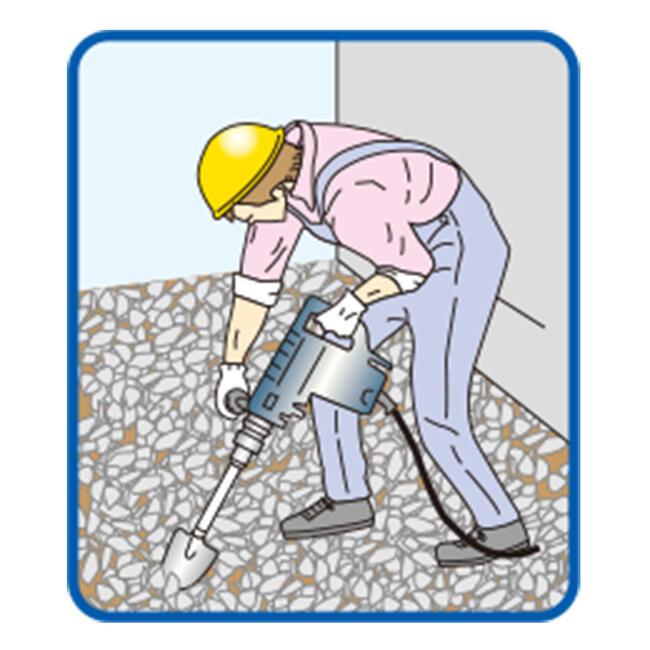 ライト精機 スコップ 450mm 六角21mm軸ハンマー用 幅120mm