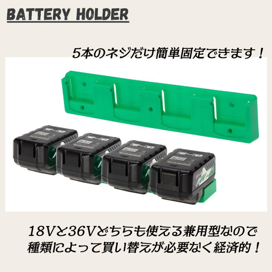 48 TOOLS バッテリーホルダー 4個用 耐熱ABS樹脂 オーストラリア 18V