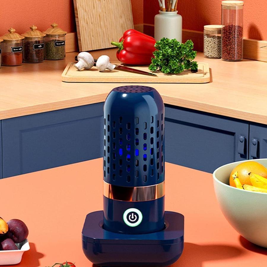 新多機能野菜洗浄機 ポータブル 超音波洗浄 USB マシンクリーナーキッチン 果物野菜クリーナー｜bsy1-st｜04