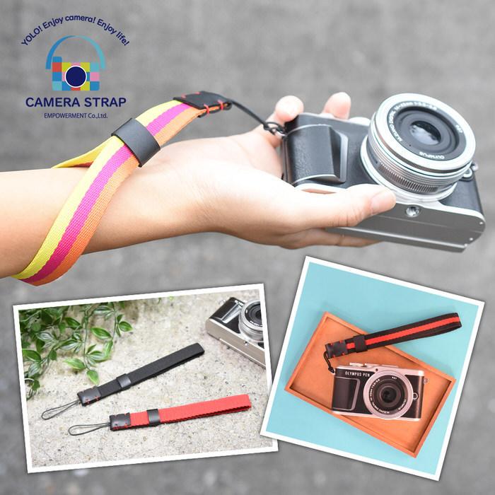 おしゃれ カメラストラップ 単色 細い ブラック レッド ナロータイプ デジカメ コンデジ ミラーレス一眼レフ 一眼レフ キャ 超特価sale開催