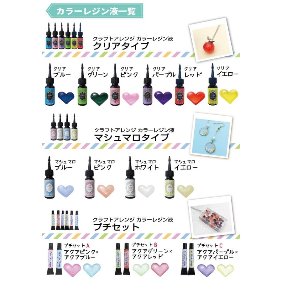 クラフトアレンジ レジン液 丸ボトル 25g ソフトタイプ クリア UV