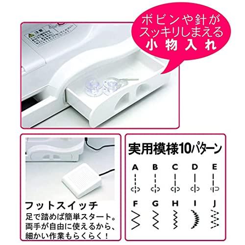 セグウェイ ジャノメ JANOME コンパクト電動ミシン フットスイッチ付き JA777