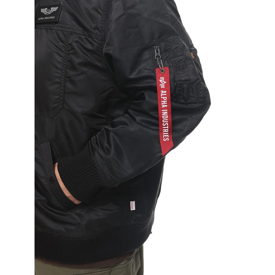 中綿 ジャケット 大きいサイズ メンズ THERMOLITE HOODED RIB JACKET ブルゾン ミリタリー 3L 4L 5L ALPHA INDUSTRIES INC｜btclub｜04