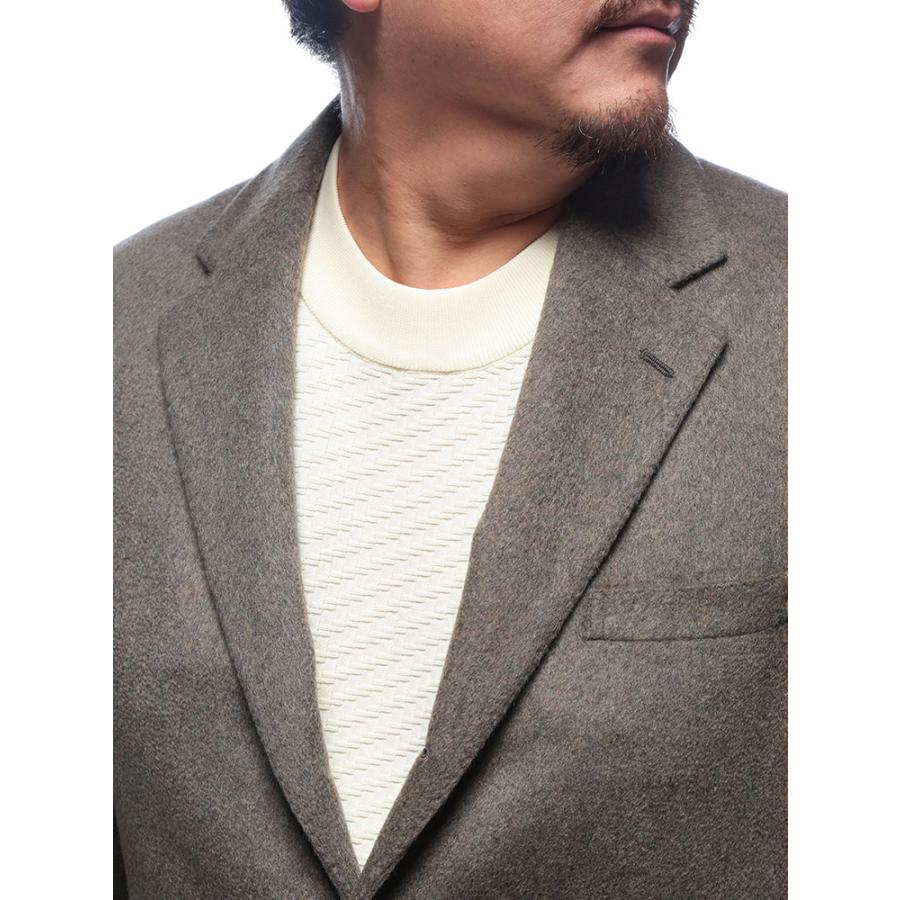 チェスターコート 大きいサイズ メンズ ビジネス 紳士 TOLLEGNO カシミヤ100％ シングル アウター フォーマル 秋 冬 B＆T CLUB ビーアンドティークラブの画像