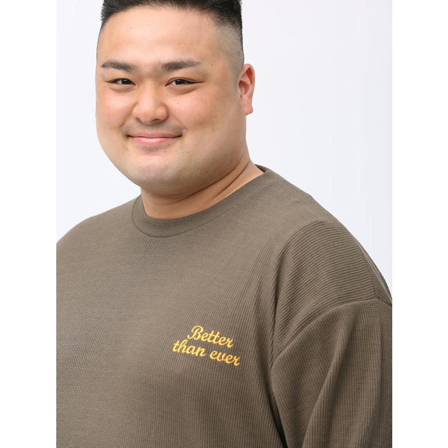 パジャマ 大きいサイズ 3l 9l相当 B Club T Tシャツ クルーネック セットアップ メンズ ロンt ロングパンツ ワッフル 部屋着 長袖 最大72 Offクーポン メンズ