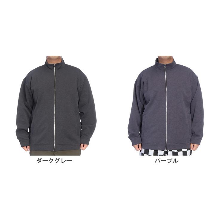 新品　 ダークグレー フルジップジャケット　定価2万 B＆T CLUB（ビーティークラブ） ジャケット メンズ 大きいサイズ 杢