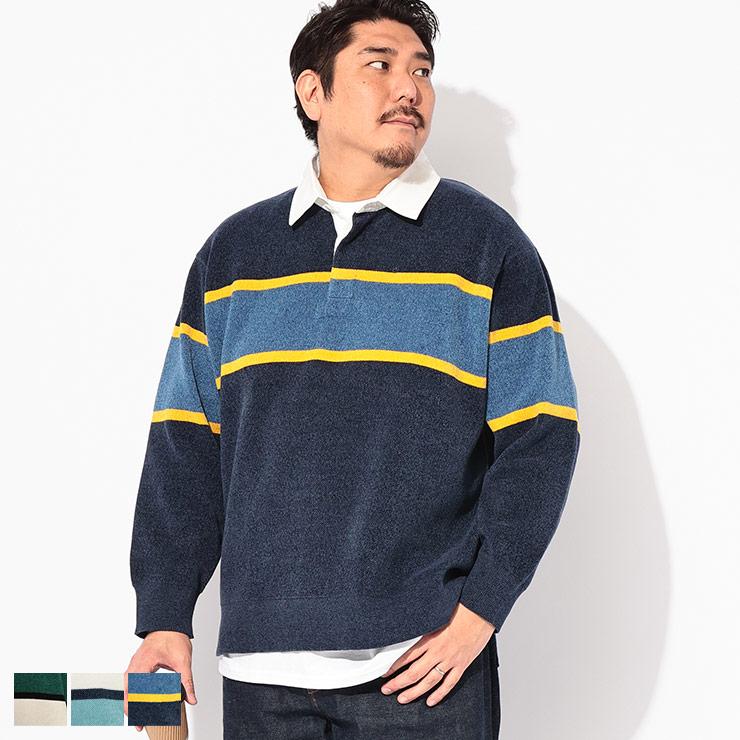 B＆T CLUB（ビーティークラブ） ラガーシャツ Wフェイス モール