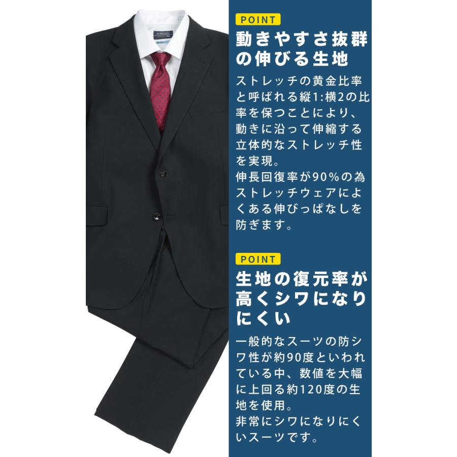 未使用　2パンツ　大きいサイズ　REGAL　スーツ　セットアップ AOYAMA 【洋服の青山】オールシーズン用 ネイビー系 スタンダード