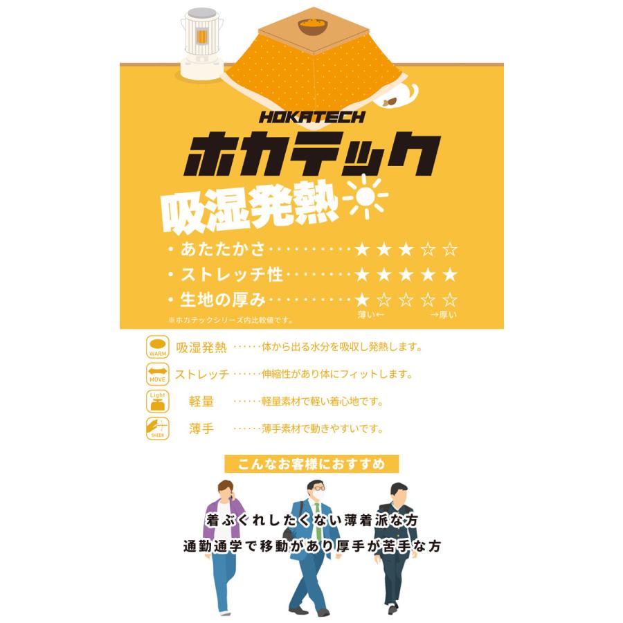 腹巻き 大きいサイズ メンズ ホカテック HOKATECH 吸湿発熱 ストレッチ ソフトタッチ はらまき 防寒 節電 オフィス 秋冬 3L-5L HYBRIDBIZ｜btclub｜03