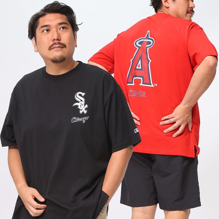 MLB メジャーリーグベースボール Tシャツ 半袖 綿 チームロゴ バック