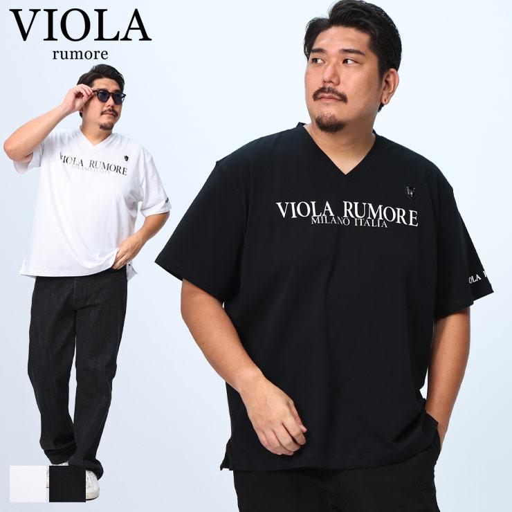 VIOLA rumore（ヴィオラ ルモーレ） Tシャツ 半袖 メンズ 大きいサイズ 