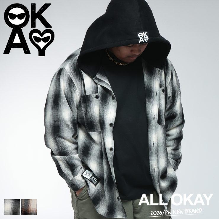 期間限定お値下げBESTYONLYLIMITEDTシャツLサイズ オールオーケー 長袖 シャツ メンズ 大きいサイズ ネルシャツ 1XL 2XL