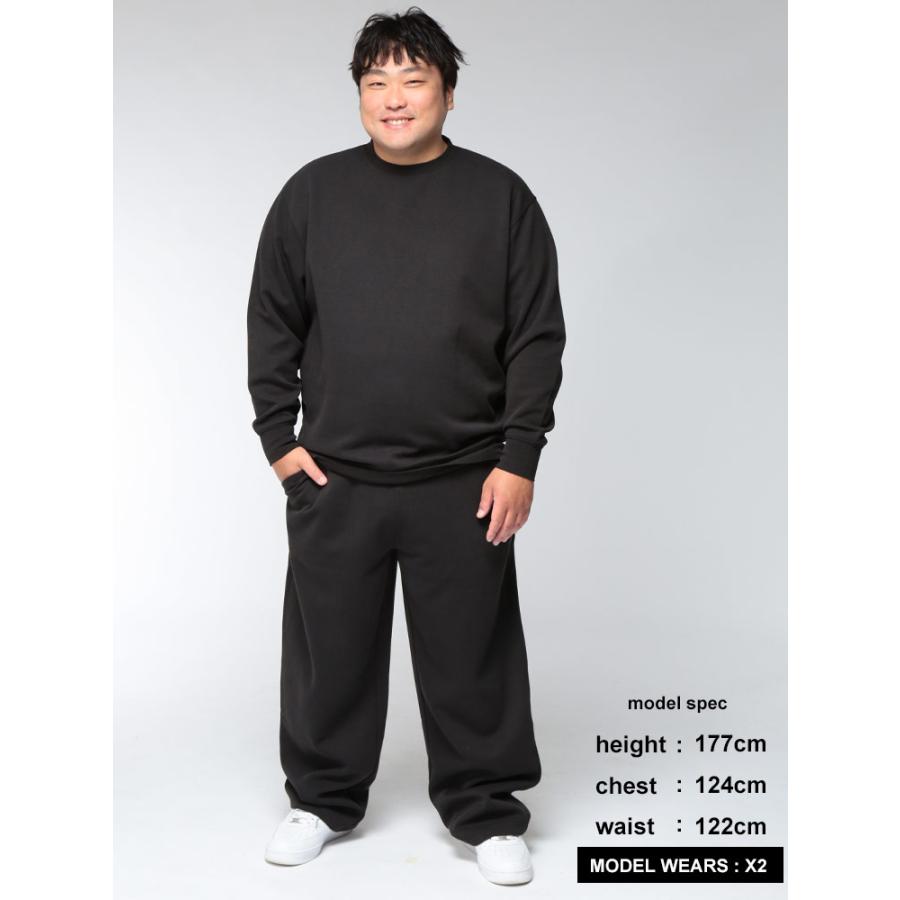 スウェットパンツ メンズ 大きいサイズ 3L 4L 5L 6L 7L 8L 9L 10L イージーパンツ 太め ワイドパンツ ボトムス ロングパンツ 無地 シンプル ポンチ生地 | B＆T CLUB | 06