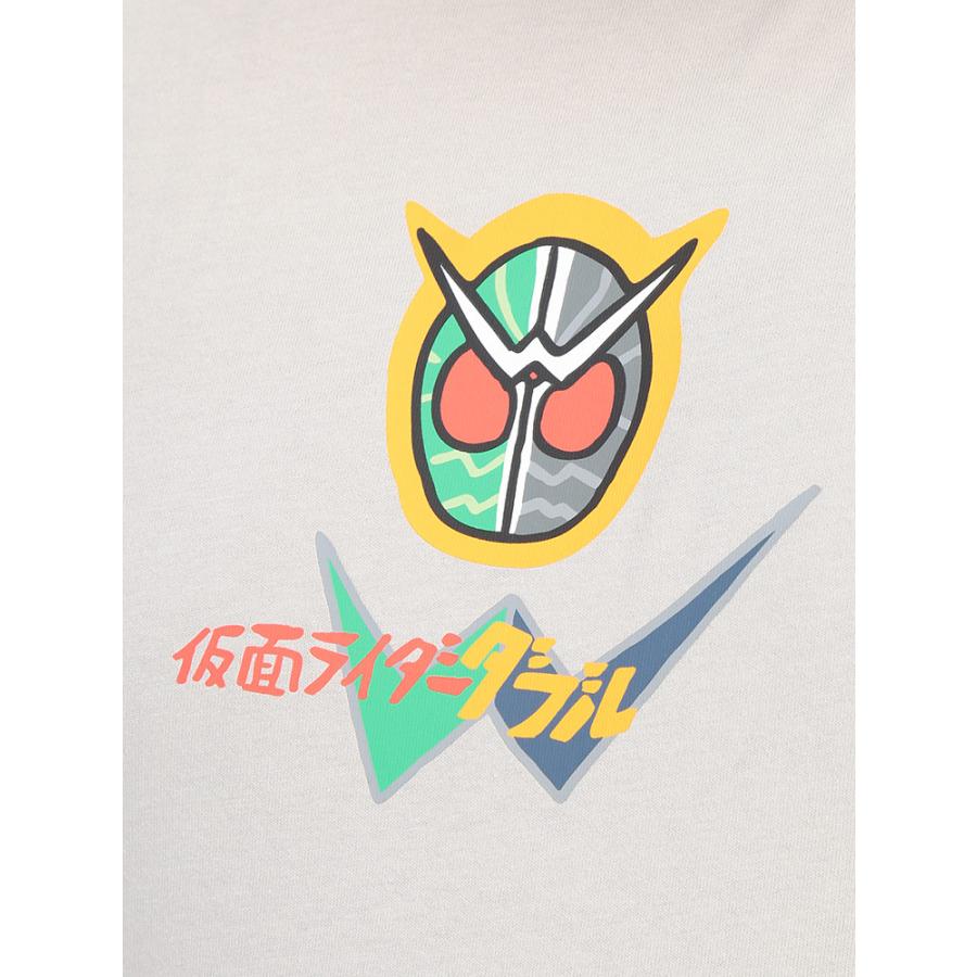 Tシャツ 半袖 メンズ 大きいサイズ 仮面ライダー ダブル クルーネック