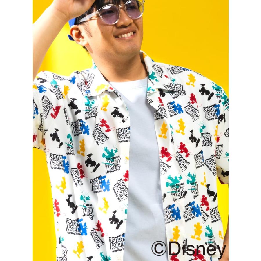 Disney（ディズニー） シャツ 半袖 メンズ 大きいサイズ 『ミッキー