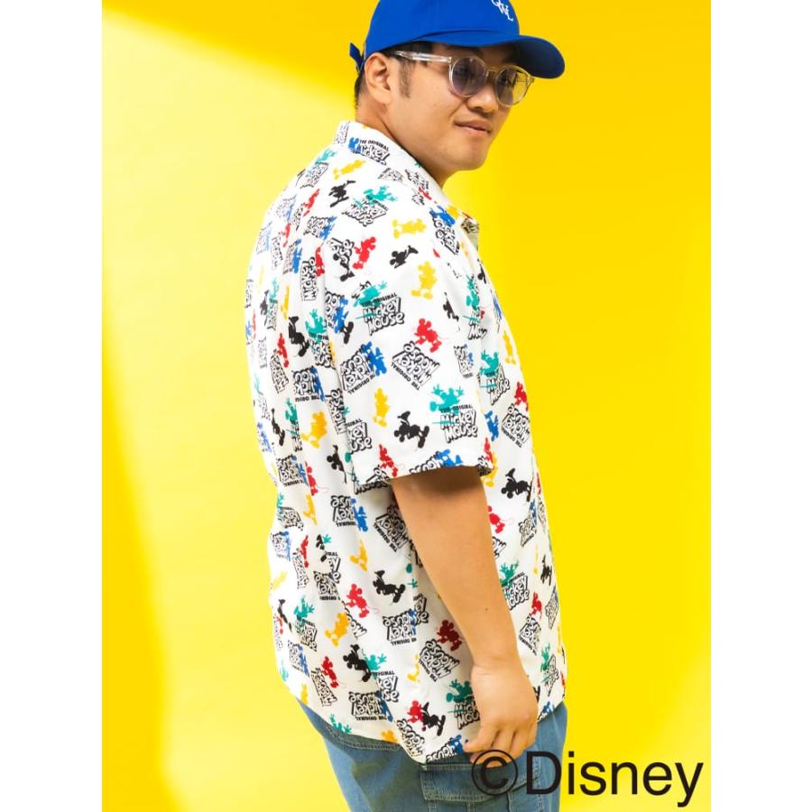 Disney（ディズニー） シャツ 半袖 メンズ 大きいサイズ 『ミッキー
