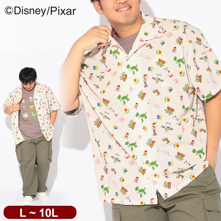 Disney（ディズニー） シャツ 半袖 メンズ 大きいサイズ 『トイ