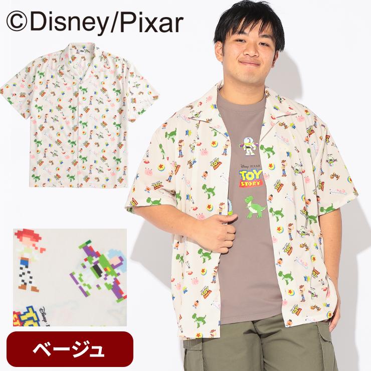 Disney（ディズニー） シャツ 半袖 メンズ 大きいサイズ 『トイ
