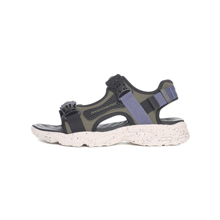 ストラップ サンダル 大きいサイズ メンズ Stamina Sandal Streamer スポーツサンダル 夏 ブラック/オリーブ 30.0cm SKECHERS スケッチャーズ｜btclub｜03