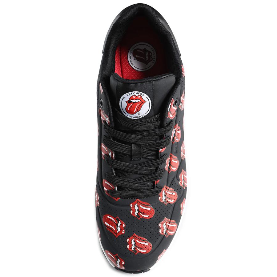 スニーカー 大きいサイズ メンズ The Rolling Stones コラボ 総柄プリント ローカット プリント 29.0cm 30.0cm 31.0cm 32.0cm SKECHERS スケッチャーズ｜btclub｜05