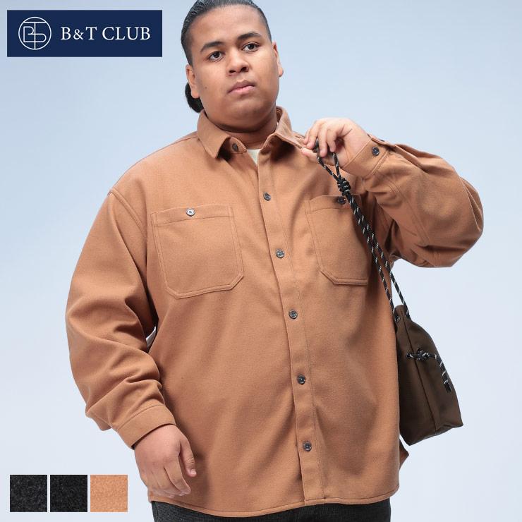 B＆T CLUB（ビーティークラブ） シャツ 長袖 メンズ 大きいサイズ