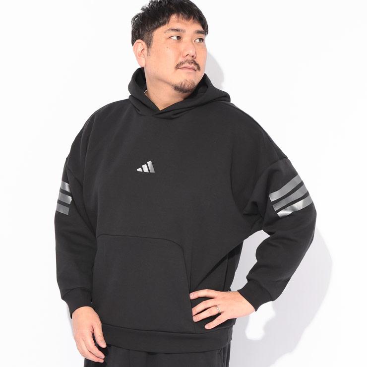 adidas（アディダス） パーカー メンズ 大きいサイズ プルオーバー 3 