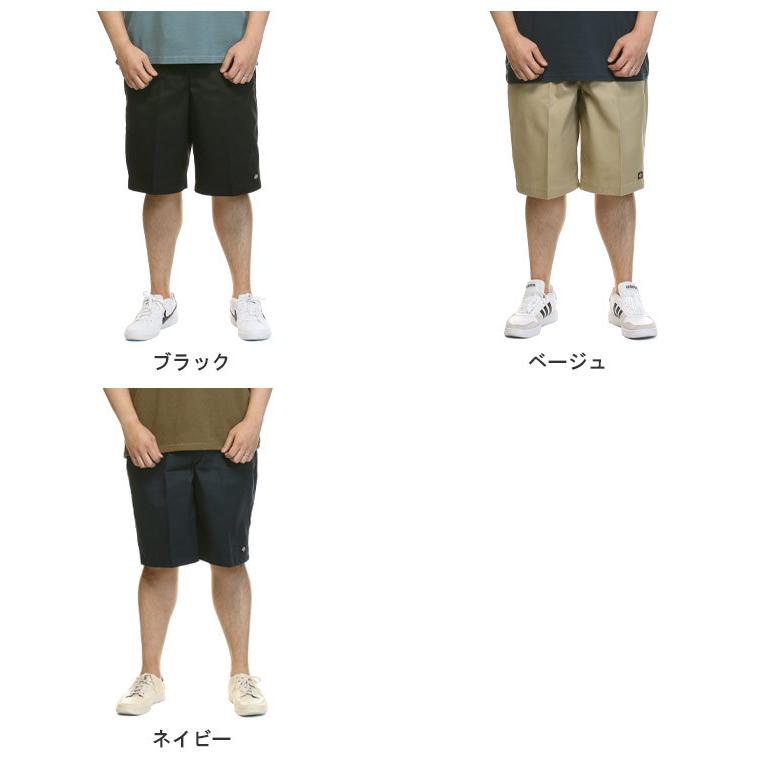 ショートパンツ 大きいサイズ メンズ 13 TWILL WORK SHORT LOOSE FIT ショーツ 半ズボン 38-44インチ Dickies｜btclub｜02