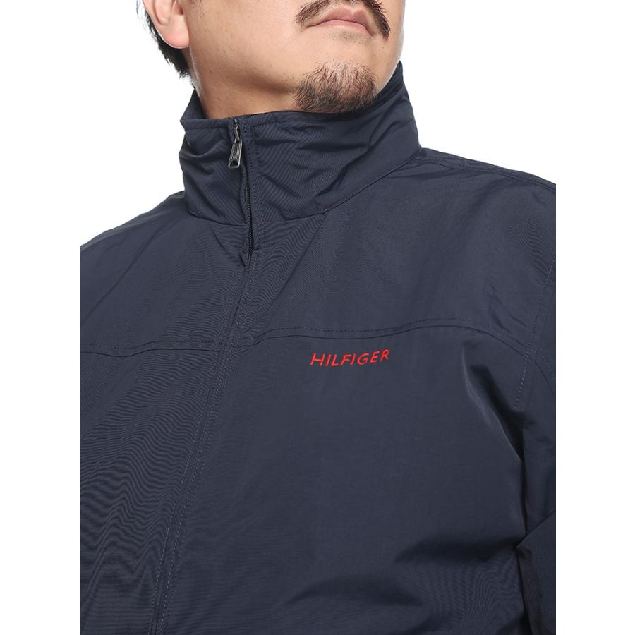 ジャケット 大きいサイズ メンズ 撥水 裏メッシュ ジップ アウター ブルゾン スタンド XL 2XL TOMMY HILFIGER トミーヒルフィガー ウィンドブレーカー｜btclub｜03