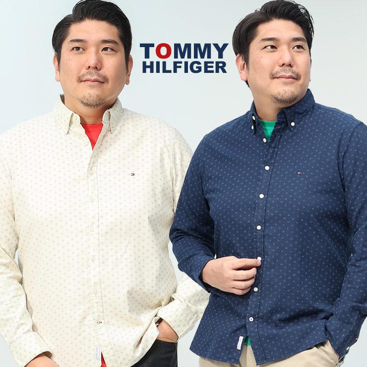 TOMMY HILFIGER 長袖 シャツ 大きいサイズ メンズ ストレッチ 総 TOMMY HILFIGER 長袖 シャツ 大きいサイズ メンズ ストレッチ 総