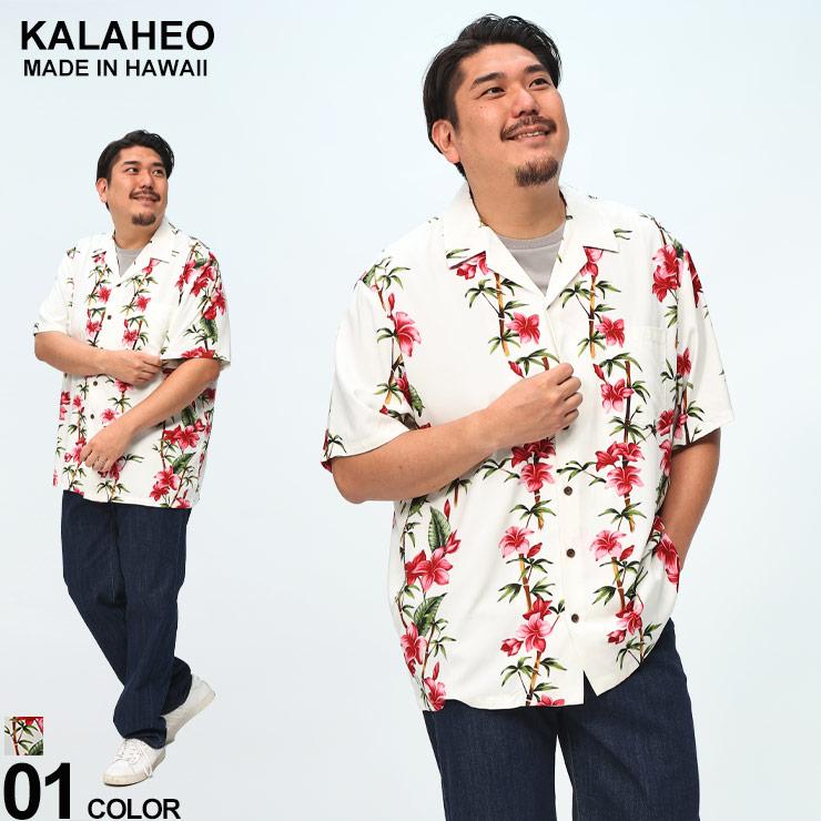 Kalapana カラパナ 「ワイキキの青い空 」 Tシャツ Mサイズ ハイビスカスOKINAWA Tシャツ