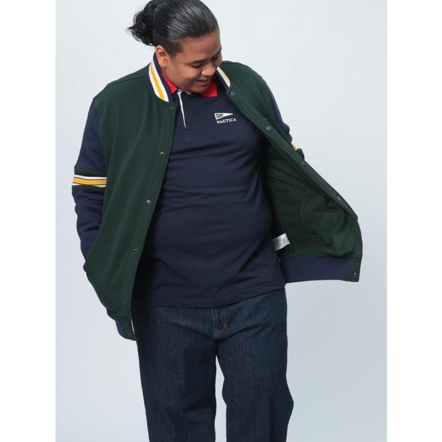 NAUTICA ノーティカ ボンバージャケット スタジャン 大きい NAUTICA ノーティカ ボンバージャケット スタジャン 大きい