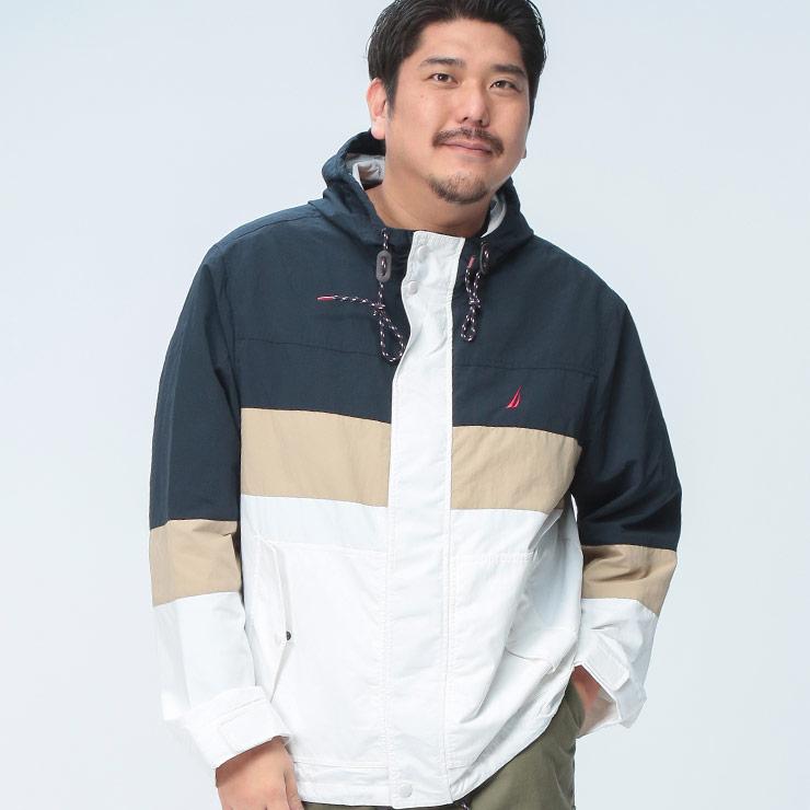 NAUTICA ノーティカ ナイロンジャケット 大きいサイズ メンズ NAUTICA ノーティカ ナイロンジャケット 大きいサイズ メンズ