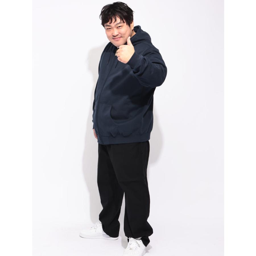カーハート 袖 プリント スウェット フード パーカー メンズ XXL 古着