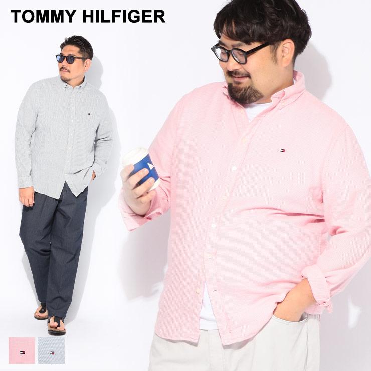 TOMMY HILFIGER（トミー・ヒルフィガー） シャツ 長袖 メンズ 大きい 