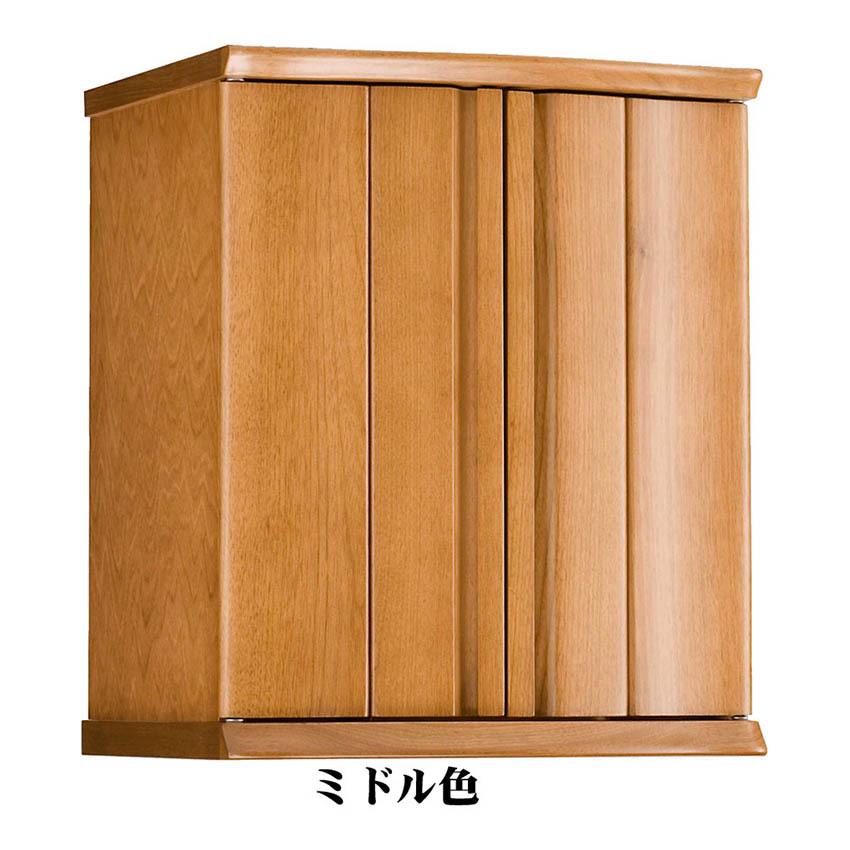 仏壇ゼアス 18号 上置 ダーク色／ミドル色落ち着いた仕上がりの一品